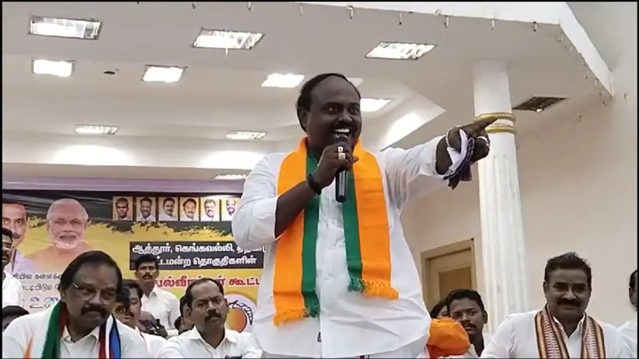 10 மாதம் சிறையில் இருக்கும் அமைச்சரையே காப்பாற்ற முடியாதவர், நாட்டை காப்பாற்ற போகிறாரா? பாஜக கேள்வி