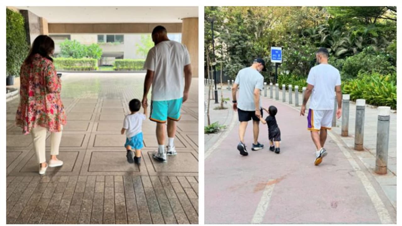 Sonam Kapoor, Anand Ahuja share photo of son Vayu bonding with his grand parents [PICTURES]