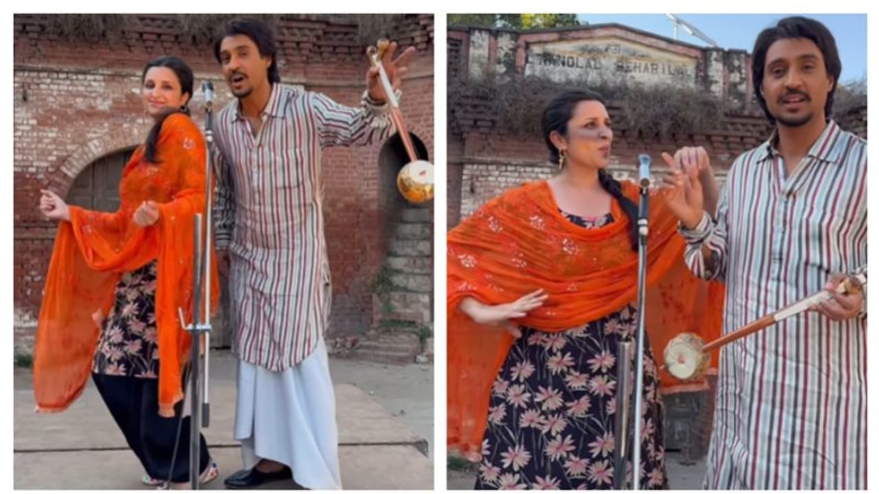 'Amar Singh Chamkila': Diljit Dosanjh shares fun BTS video featuring Parineeti Chopra [WATCH]