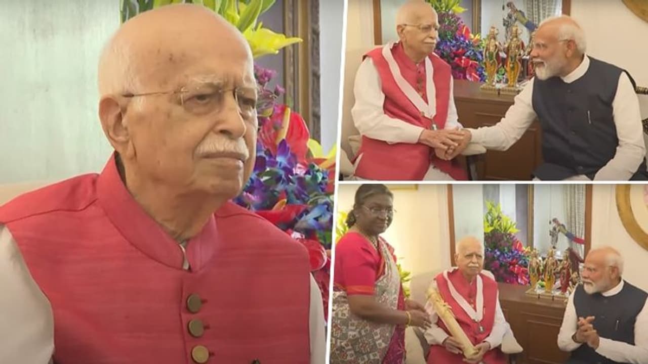 President Murmu confers Bharat Ratna upon BJP stalwart LK Advani; PM Modi applauds (WATCH)