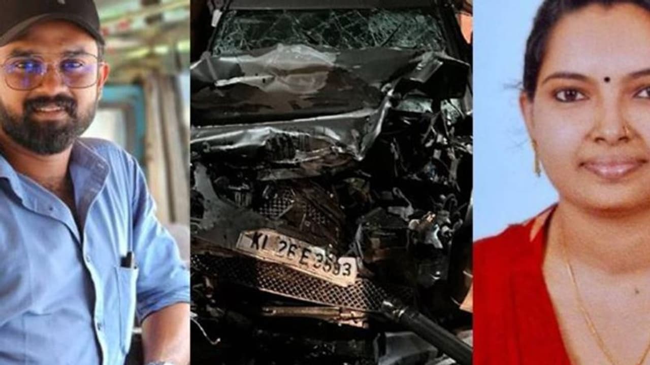 சரக்கு லாரி மீது காரை மோதவிட்டு ஆசிரியையுடன் கள்ளக்காதலன் தற்கொலை.. நடந்தது என்ன? சரக்கு லாரி மீது காரை மோதவிட்டு ஆசிரியையுடன் கள்ளக்காதலன் தற்கொலை.. நடந்தது என்ன?