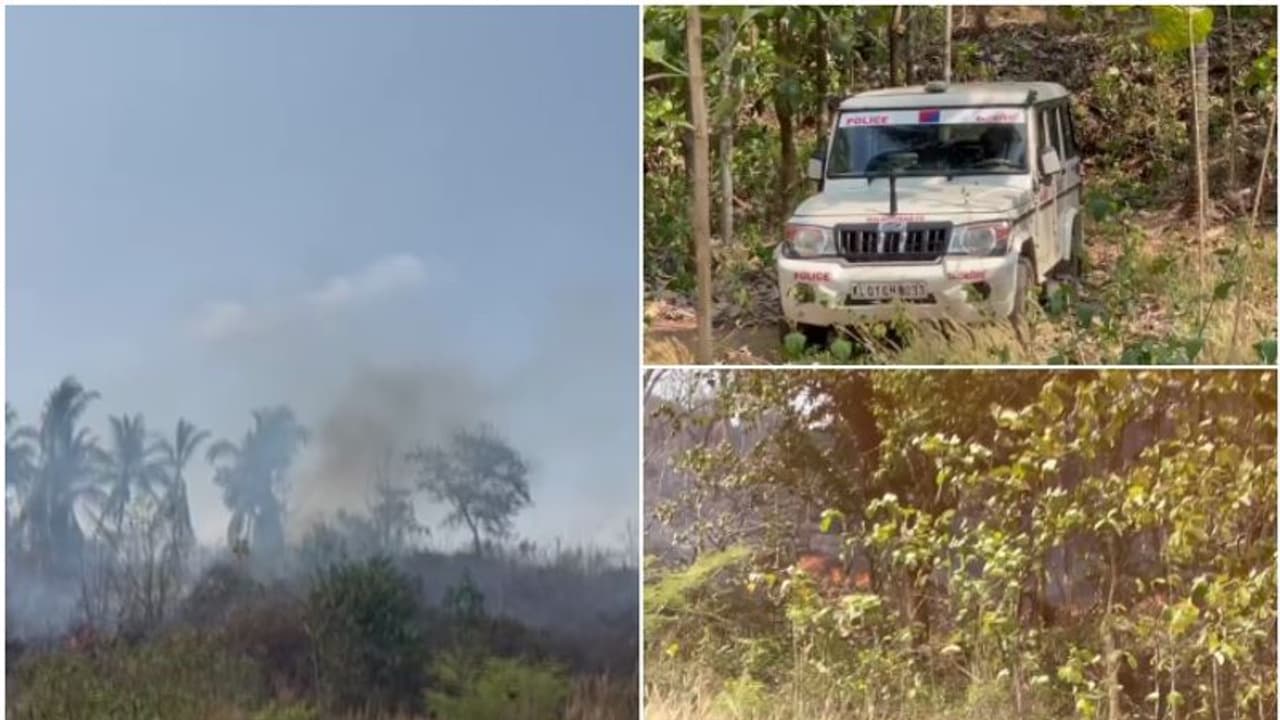 മലപ്പുറത്ത് പൊലീസ് പിടികൂടിയ സ്‌ഫോടക വസ്തുക്കൾ നിർവീര്യമാക്കുന്നതിനിടെ തീപ്പിടിത്തം 