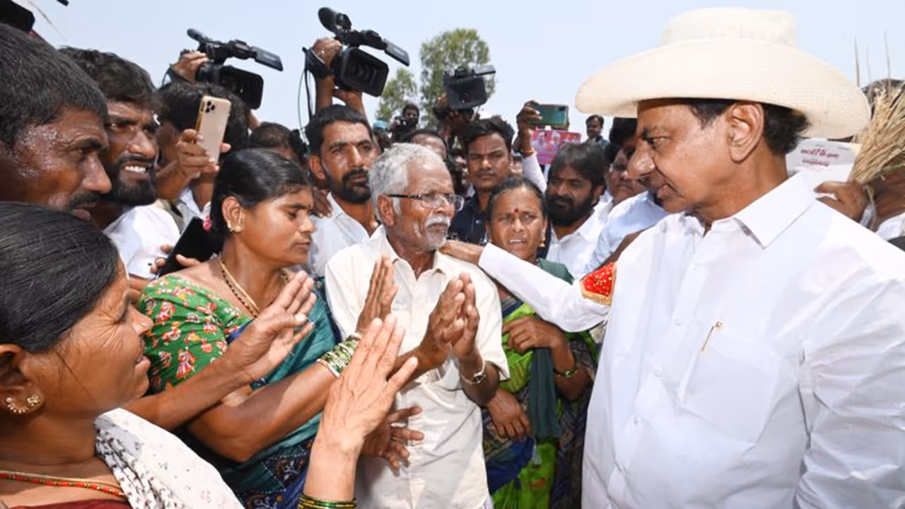 బీఆర్ఎస్ హయాంలో ఒక్క ఎకరం కూడా ఎండిపోలేదు కేసీఆర్ బీఆర్ఎస్ హయాంలో ఒక్క ఎకరం కూడా ఎండిపోలేదు కేసీఆర్