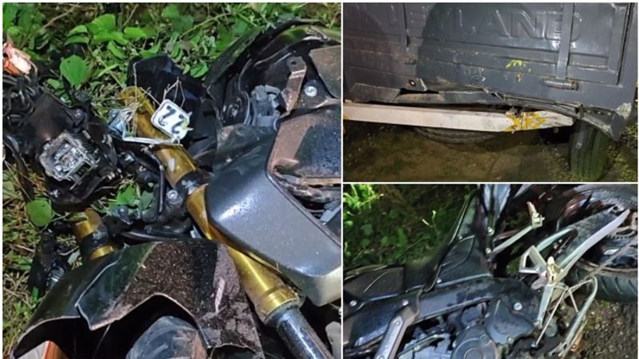 ദേശീയപാതയിൽ ബൈക്ക് ലോറിയുടെ പിന്നിൽ ഇടിച്ചുകയറി, 2 യുവാക്കൾക്ക് ദാരുണാന്ത്യം 