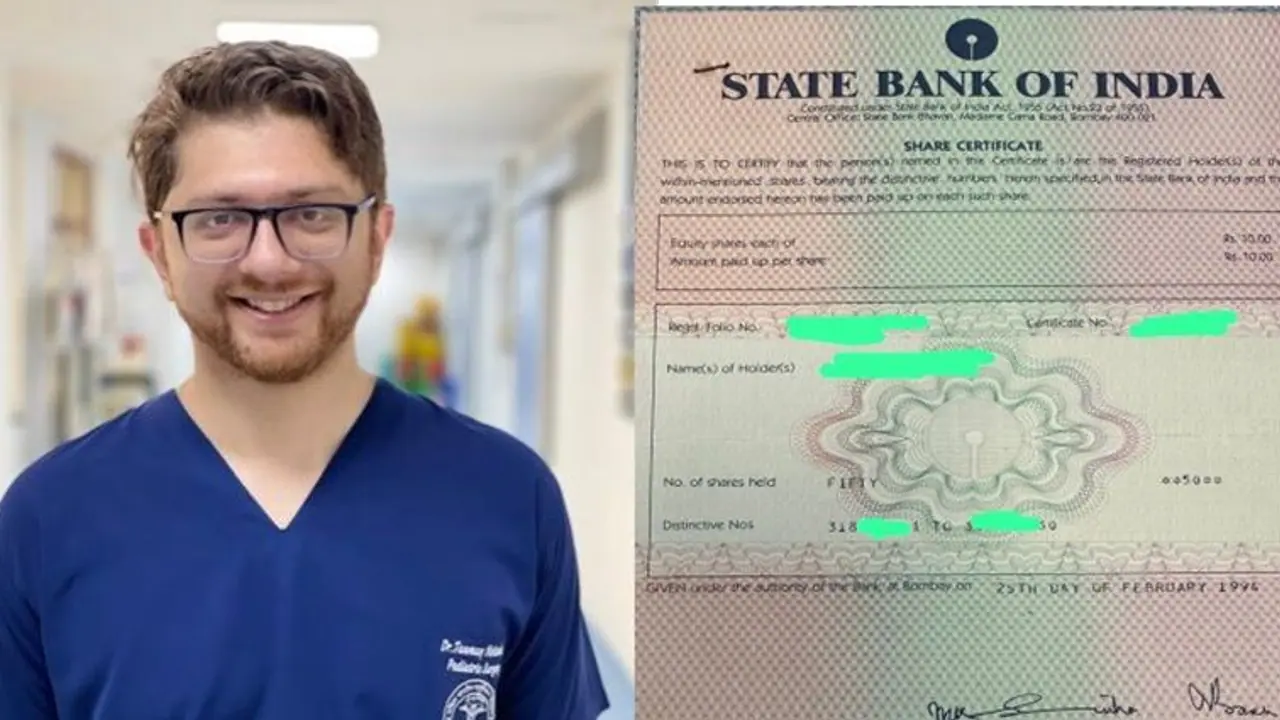 1994ರಲ್ಲಿ 500 ರೂ ಷೇರು ಖರೀದಿಸಿ ಮರತೇಬಿಟ್ಟಿದ್ದ ಡಾಕ್ಟರ್, ಮೊಮ್ಮಗನಿಗೆ ಜಾಕ್ಪಾಟ್ ಮೊತ್ತ! 1994ರಲ್ಲಿ 500 ರೂ ಷೇರು ಖರೀದಿಸಿ ಮರತೇಬಿಟ್ಟಿದ್ದ ಡಾಕ್ಟರ್, ಮೊಮ್ಮಗನಿಗೆ ಜಾಕ್ಪಾಟ್ ಮೊತ್ತ!