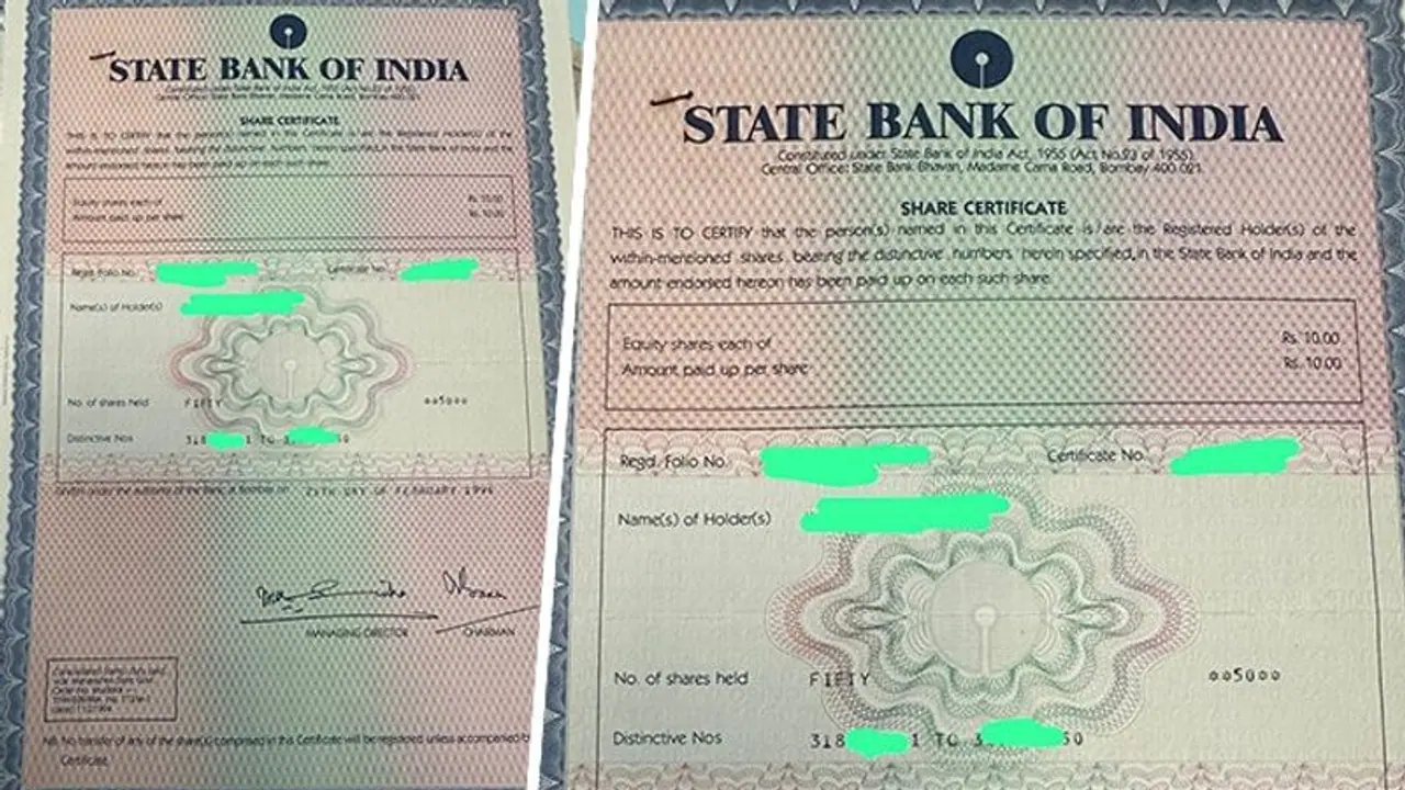 Viral post: Man discovers grandfather's SBI shares worth Rs 500 bought in 1994, they now cost THIS much