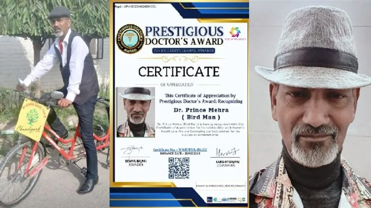 Bird Ambulance on a Cycle: Inspiring journey of Prince Mehra, the messiah of birds