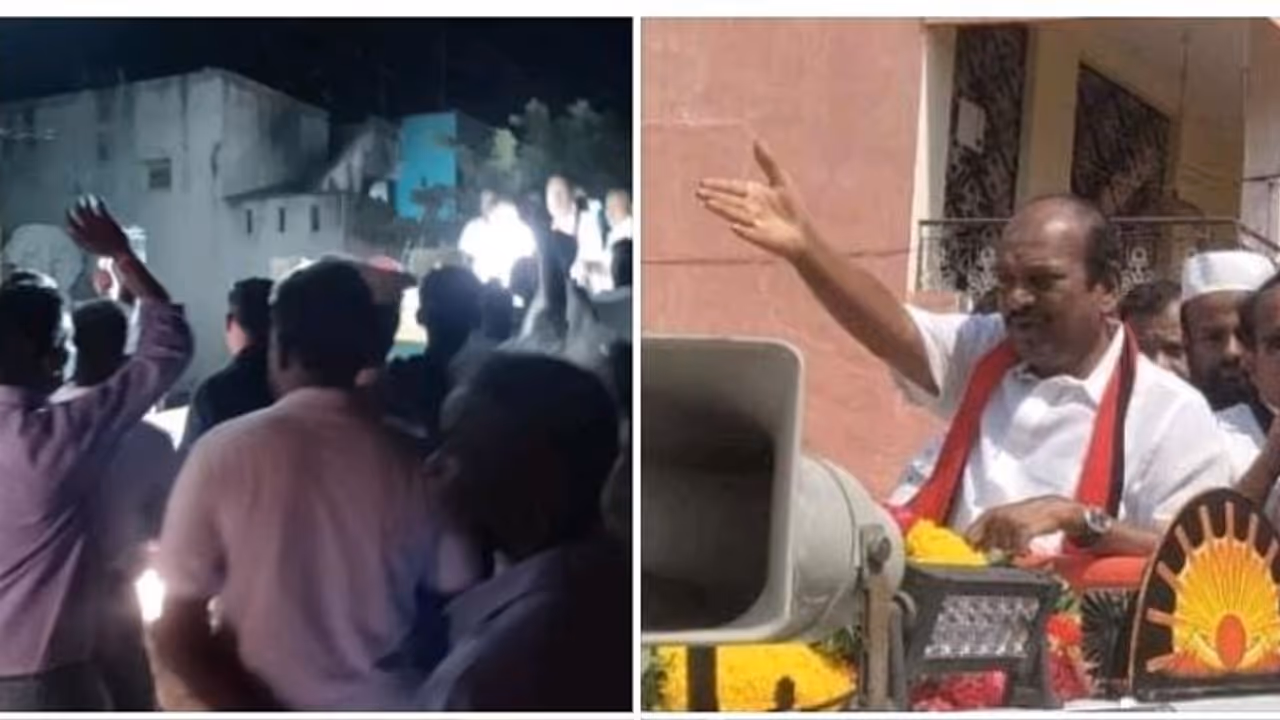 ஜெகத்ரட்சகன் பிரச்சாரம் செய்ய எதிர்ப்பு தெரிவித்து திமுகவினரே கருப்பு கொடி போராட்டம்.! அதிர்ச்சியில் ஸ்டாலின்