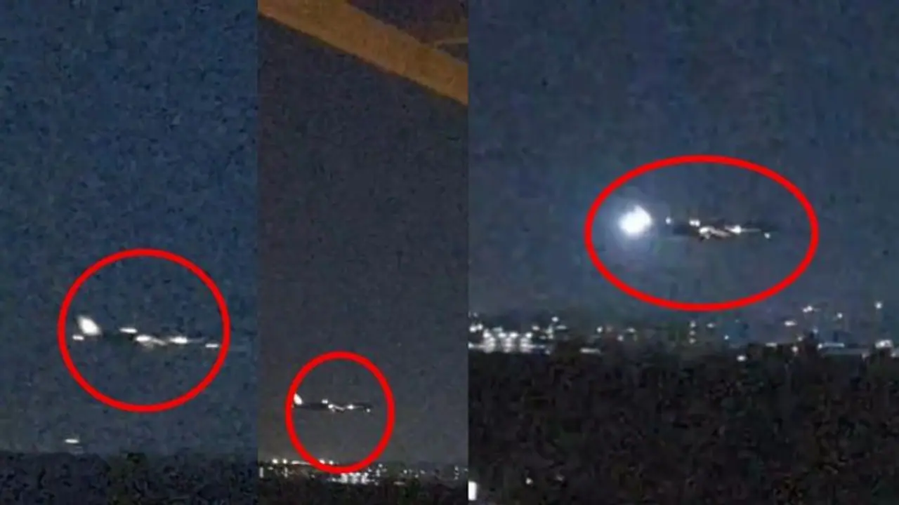 Caught on camera: Mysterious Boeing plane flying at low altitude leaves Bengaluru residents zapped (WATCH) Caught on camera: Mysterious Boeing plane flying at low altitude leaves Bengaluru residents zapped (WATCH)