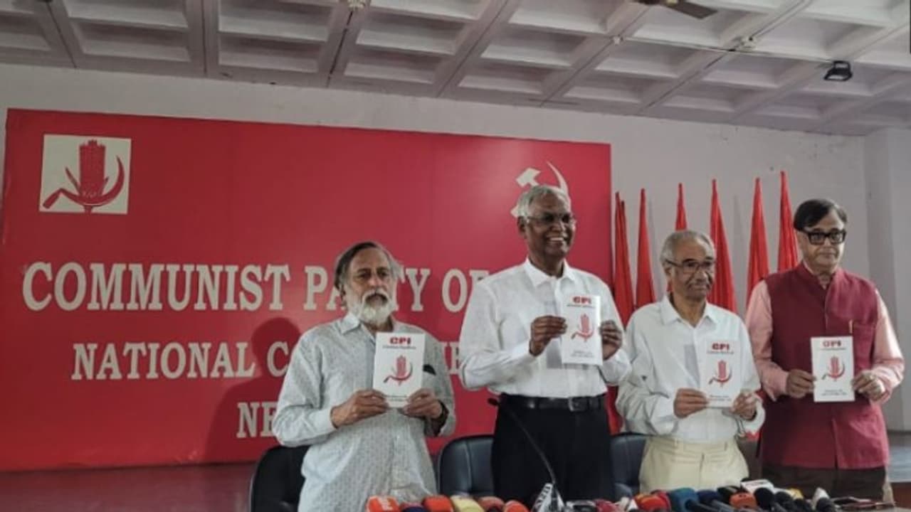 'പാഠപുസ്തകത്തിലെ കാവിവൽക്കരണം അവസാനിപ്പിക്കും, രാഷ്ട്രപതി ഭരണം നിർത്തും'; വാഗ്ദാനങ്ങളുമായി സിപിഐ പ്രകടന പത്രിക