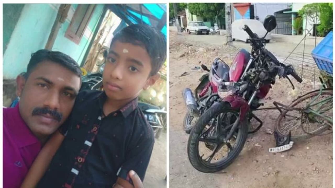 വാഹനാപകടത്തിൽ അച്ഛനും മകനും മരിച്ചു, അമ്മക്ക് ഗുരുതര പരിക്ക്; ബൈക്ക് ടാങ്കർ ലോറിയുമായി കൂട്ടിയിടിച്ച് അപകടം വാഹനാപകടത്തിൽ അച്ഛനും മകനും മരിച്ചു, അമ്മക്ക് ഗുരുതര പരിക്ക്; ബൈക്ക് ടാങ്കർ ലോറിയുമായി കൂട്ടിയിടിച്ച് അപകടം