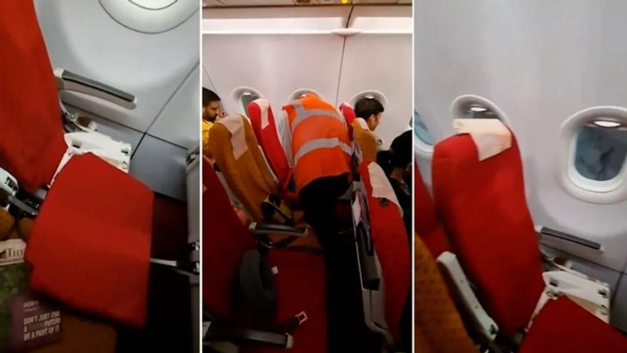 'Paid extra 1k for this': Passenger gets broken window seat on Air India flight, airline responds (WATCH)