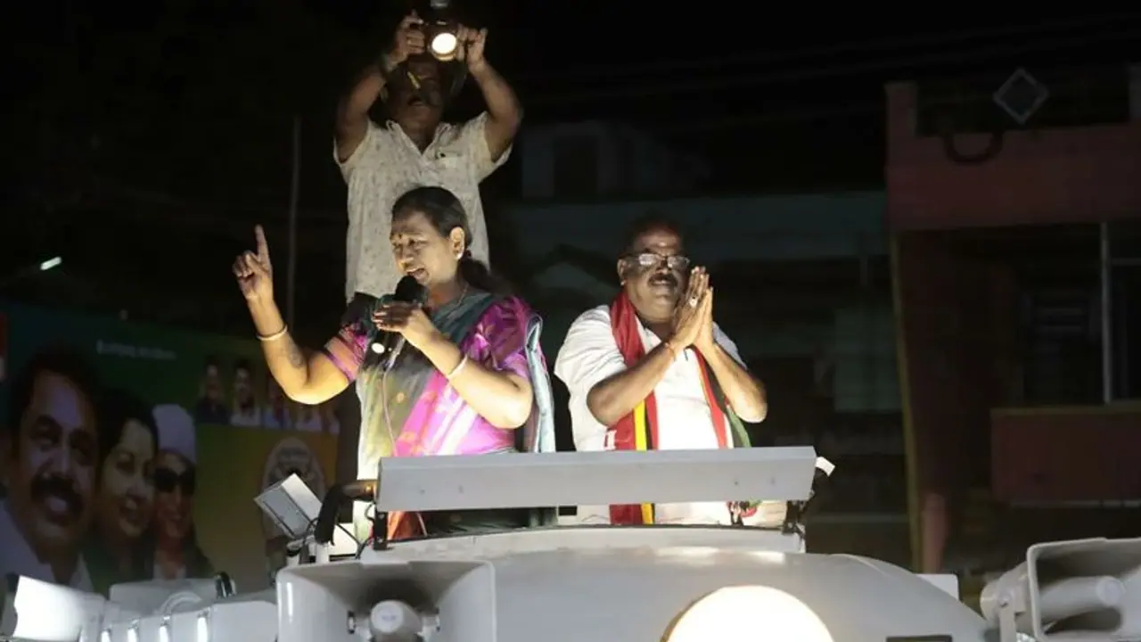 பலமுறை கேப்டனுடன் வந்த நான் முதல் முறையாக தனியாக வந்துள்ளேன்; பண்ருட்டியில் கண் கலங்கிய பிரேமலதா