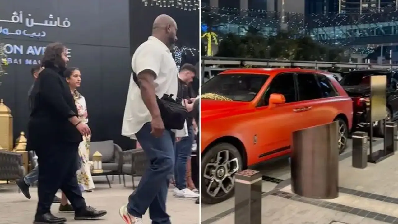 ஆனந்த் அம்பானி துபாயில் ஷாப்பிங்! ரோல்ஸ் ராய்ஸ் காருடன் வரிசை கட்டி வந்த 20 கார்கள்!