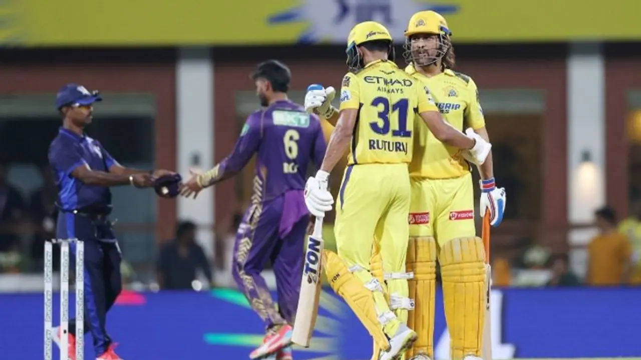 KKR vs CSK Highlights : ఐపీఎల్ 2024లో కేకేఆర్ కు తొలి ఓటమి.. చెన్నై ఆల్ రౌండ్ షో.. KKR vs CSK Highlights : ఐపీఎల్ 2024లో కేకేఆర్ కు తొలి ఓటమి.. చెన్నై ఆల్ రౌండ్ షో..
