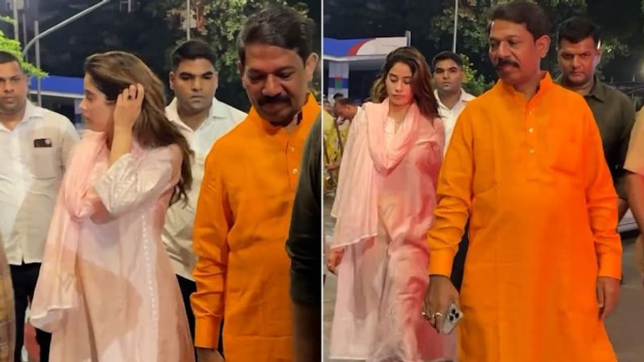Janhvi Kapoor visits Siddhivinayak Temple barefoot on Gudi Padwa; video goes VIRAL [WATCH]
