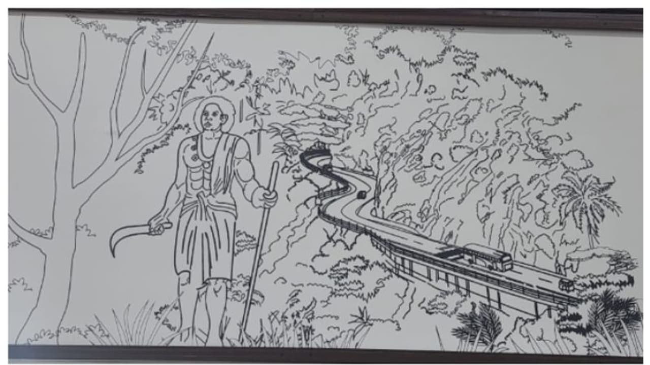 ബേക്കല് കോട്ടയും കരിന്തണ്ടനും; തിരുവനന്തപുരം വിമാനത്താവളത്തില് രേഖാചിത്ര പരമ്പര അനാച്ഛാദനം ചെയ്തു ബേക്കല് കോട്ടയും കരിന്തണ്ടനും; തിരുവനന്തപുരം വിമാനത്താവളത്തില് രേഖാചിത്ര പരമ്പര അനാച്ഛാദനം ചെയ്തു