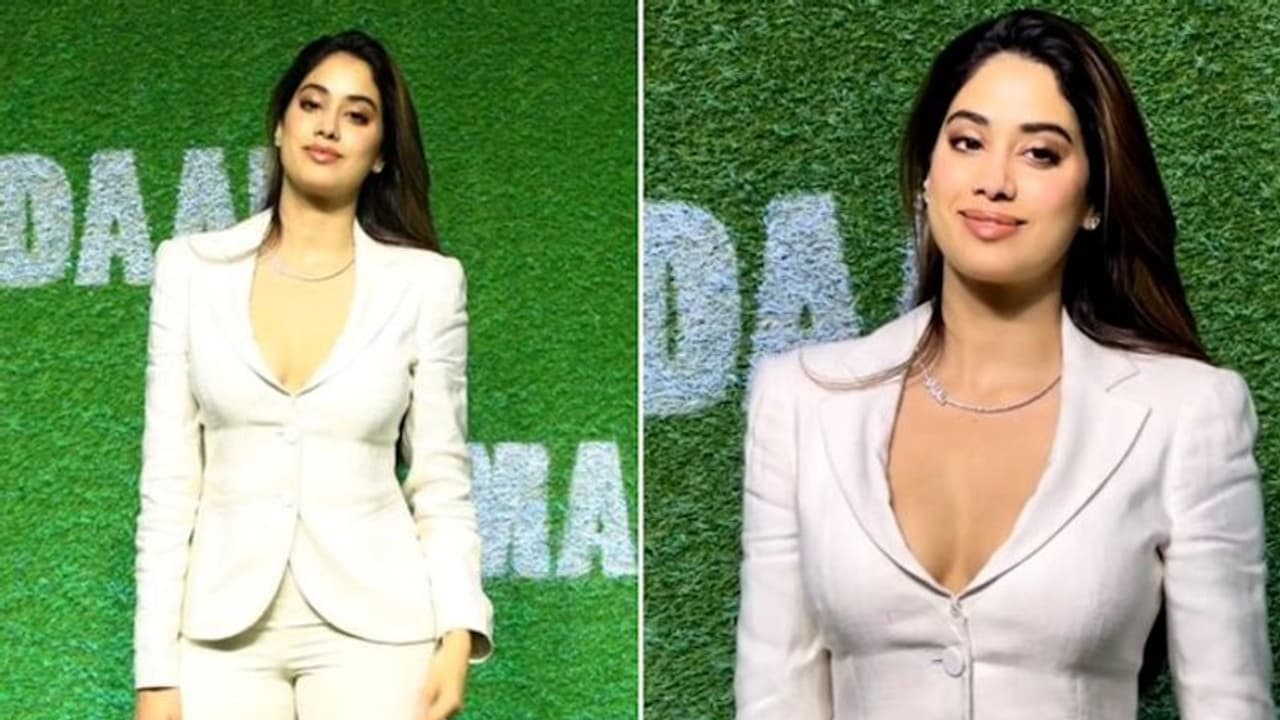 Janhvi Kapoor confirms dating Sikhar Pahariya; wears a personalized necklace with his name [Photos]