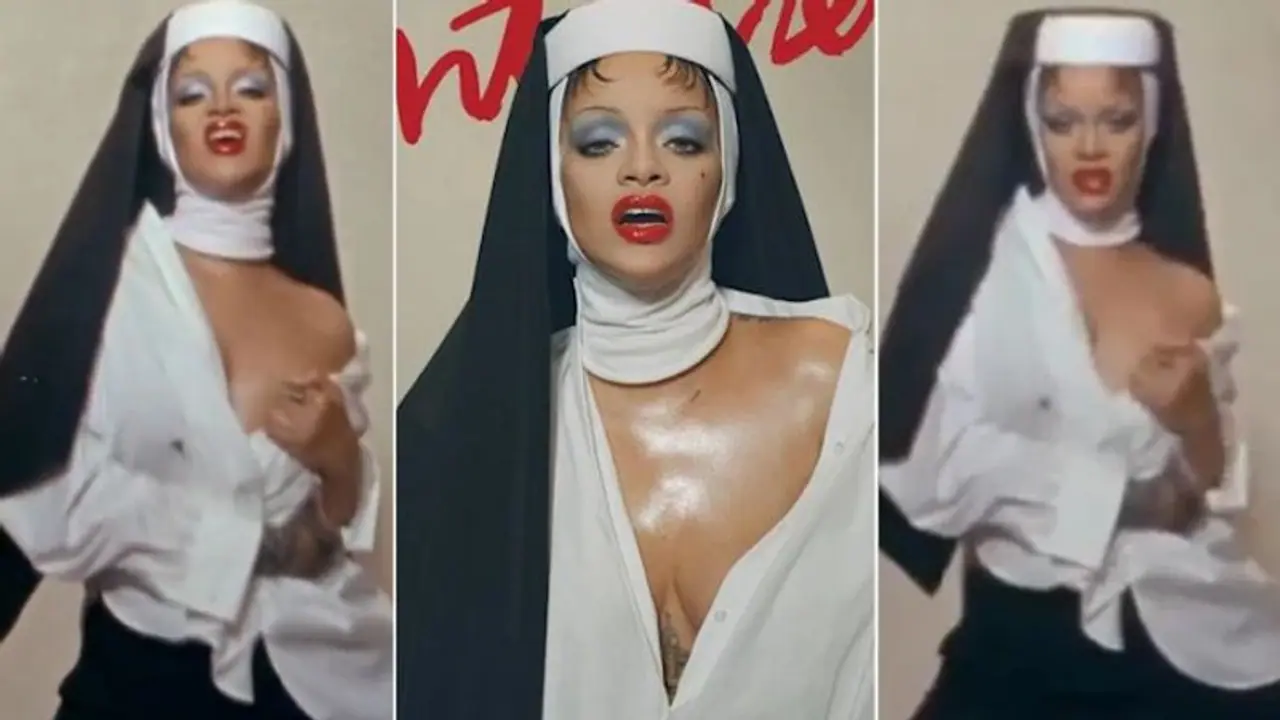 Rihanna turns SEXY 'nun' for magazine cover; singer gets slammed for ‘religious mockery'