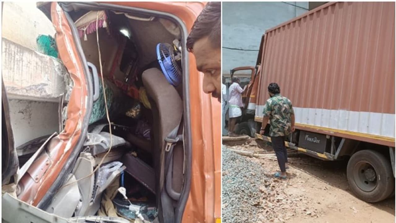 ലോറി നിയന്ത്രണം വിട്ട് കെട്ടിടത്തിൽ ഇടിച്ച് കയറി; ഡ്രൈവർക്ക് ദാരുണാന്ത്യം
