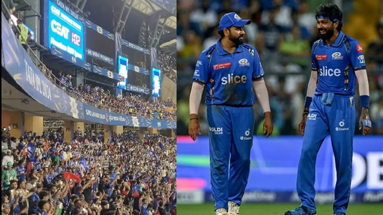 IPL 2024: Goosebumps moment at Wankhede as fans sing 'Vande Mataram' during MI vs RCB clash (WATCH) IPL 2024: Goosebumps moment at Wankhede as fans sing 'Vande Mataram' during MI vs RCB clash (WATCH)