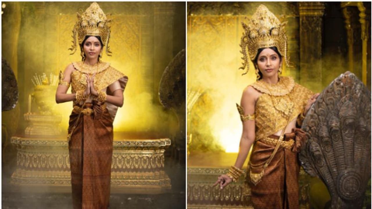 അപ്സരസായി വേഷം ധരിച്ച് കംബോഡിയയിലെ ഇന്ത്യൻ അംബാസഡർ ദേവയാനി ഖോബ്രഗഡെ; കാരണമിത്... അപ്സരസായി വേഷം ധരിച്ച് കംബോഡിയയിലെ ഇന്ത്യൻ അംബാസഡർ ദേവയാനി ഖോബ്രഗഡെ; കാരണമിത്...