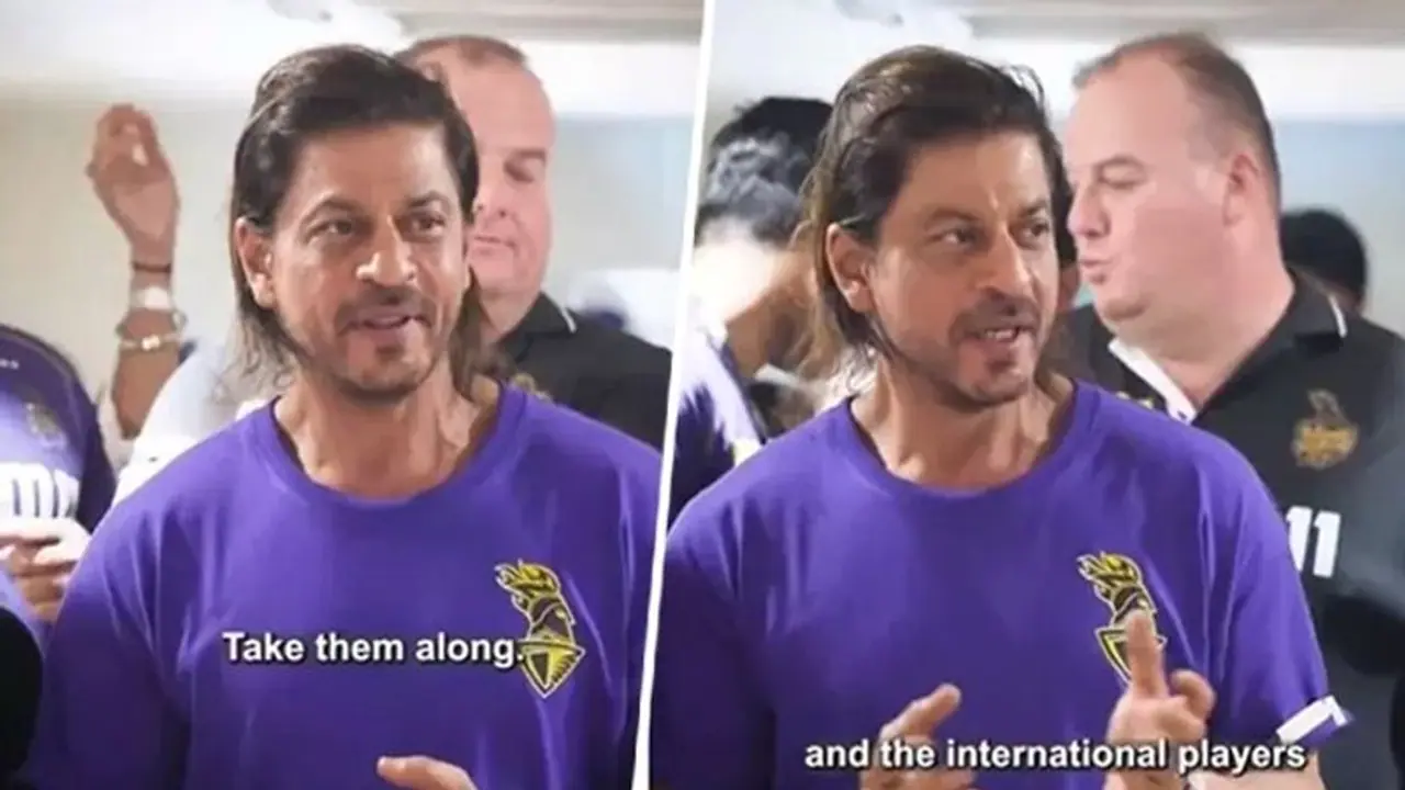 SRK's inspirational speech for KKR evokes 'Chak De! India' vibes; Fans nostalgic (WATCH) SRK's inspirational speech for KKR evokes 'Chak De! India' vibes; Fans nostalgic (WATCH)