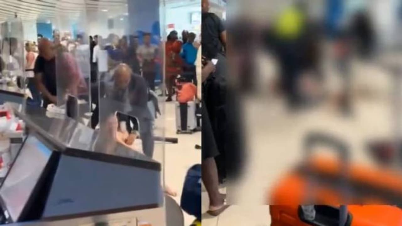 എയർപോർട്ടിൽ മയക്കുമരുന്ന് ഉപയോഗിച്ചെത്തിയ സ്ത്രീയുടെ പരാക്രമം, സ്വന്തം വസ്ത്രങ്ങളൂരിയെറിഞ്ഞു എയർപോർട്ടിൽ മയക്കുമരുന്ന് ഉപയോഗിച്ചെത്തിയ സ്ത്രീയുടെ പരാക്രമം, സ്വന്തം വസ്ത്രങ്ങളൂരിയെറിഞ്ഞു