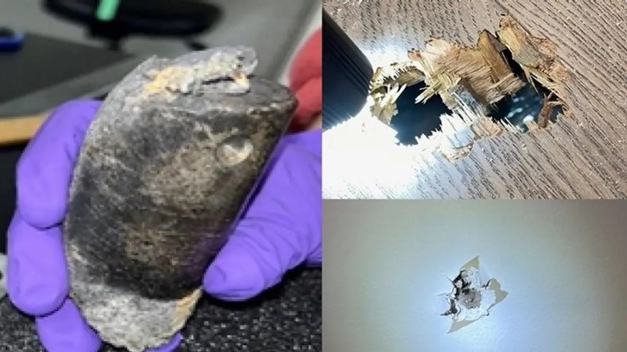 ಬಾಹ್ಯಾಕಾಶದಿಂದ ಮನೆಯ ಮೇಲೆ ಬಿದ್ದ ಲೋಹದ ಕಸ, ಸ್ಪೇಸ್‌ ಸ್ಟೇಷನ್‌ನ ವಸ್ತು ಎಂದ ನಾಸಾ!