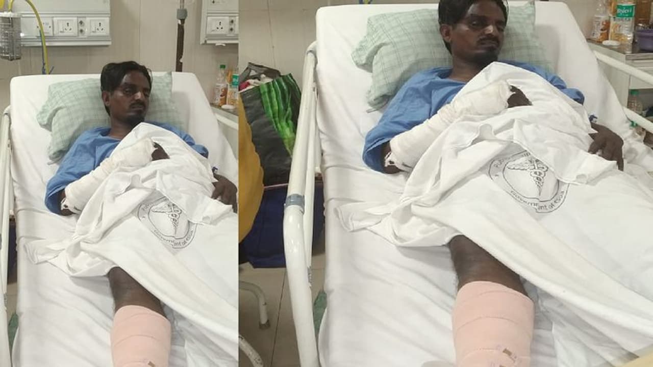 ಒಕ್ಕಲೆಬ್ಬಿಸುವಾಗ ಕನ್ನಡಿಗನ ಕಾಲು ಮುರಿದ ಗೋವಾ ಪೊಲೀಸರು! ಒಕ್ಕಲೆಬ್ಬಿಸುವಾಗ ಕನ್ನಡಿಗನ ಕಾಲು ಮುರಿದ ಗೋವಾ ಪೊಲೀಸರು!