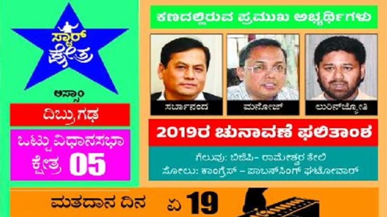 ಅಸ್ಸಾಂನ ದಿಬ್ರುಗಢ ಕ್ಷೇತ್ರ ಕದನ: ಚಹಾತೋಟದಲ್ಲಿ ಸೋನೋವಾಲ್‌ಗೆ ಸವಾಲ್‌..!