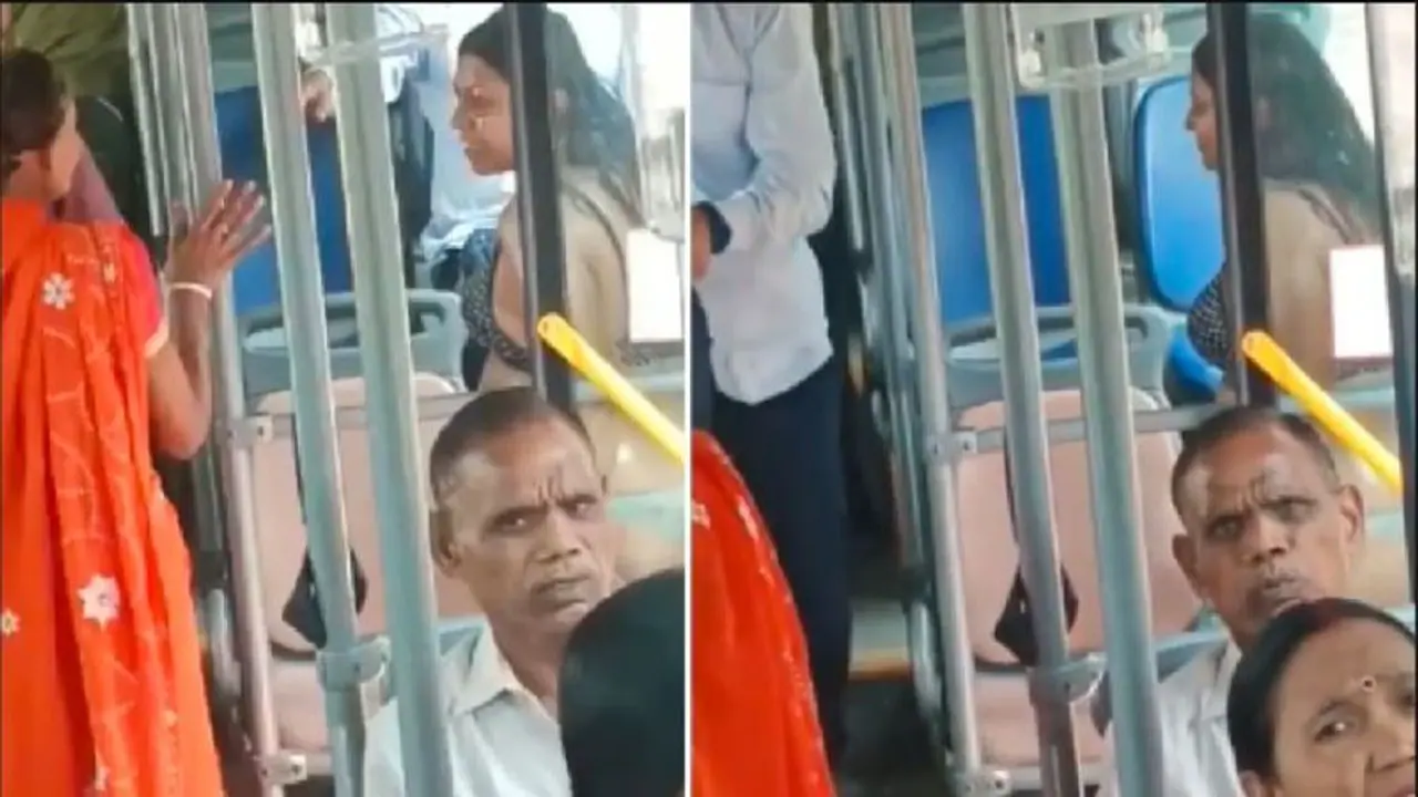 ಬಿಕಿನಿ ಧರಿಸಿ ಬಸ್ ಏರಿದ ಮಹಿಳೆ: ಪುರುಷ ಪ್ರಯಾಣಿಕರೊಂದಿಗೆ ಅಶ್ಲೀಲ ವರ್ತನೆ: ವೈರಲ್ ವೀಡಿಯೋ ಬಿಕಿನಿ ಧರಿಸಿ ಬಸ್ ಏರಿದ ಮಹಿಳೆ: ಪುರುಷ ಪ್ರಯಾಣಿಕರೊಂದಿಗೆ ಅಶ್ಲೀಲ ವರ್ತನೆ: ವೈರಲ್ ವೀಡಿಯೋ