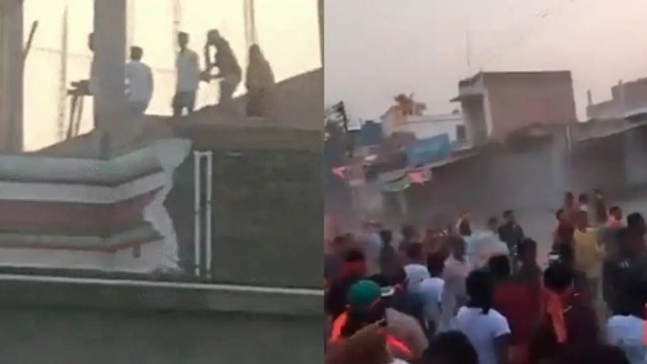 West Bengal: ರಾಮನವಮಿ ಶೋಭಾಯಾತ್ರೆಯ ಮೇಲೆ ಕಲ್ಲುತೂರಾಟ, ನಂದಿಗ್ರಾಮದಲ್ಲಿ ಬಿಜೆಪಿ ಕಚೇರಿಗೆ ಬೆಂಕಿ!