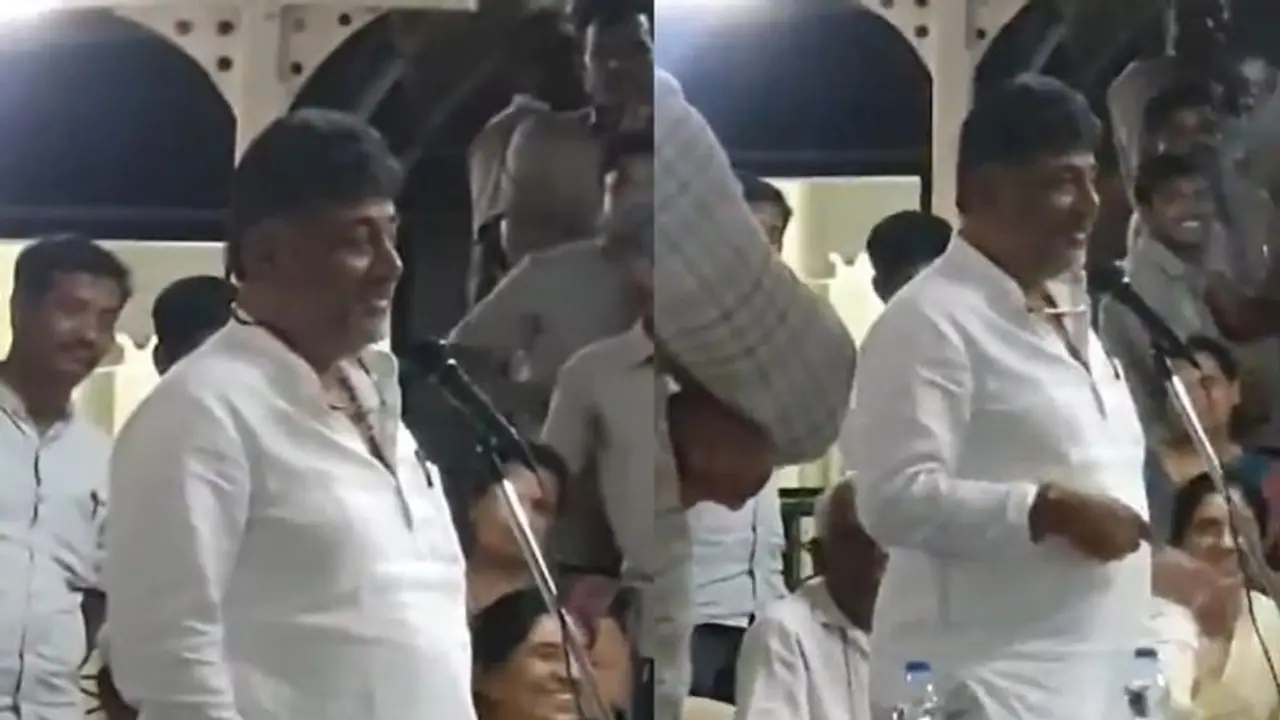 'Will not provide water if...': Karnataka BJP releases video of DK Shivakumar's threats to apartment residents 'Will not provide water if...': Karnataka BJP releases video of DK Shivakumar's threats to apartment residents