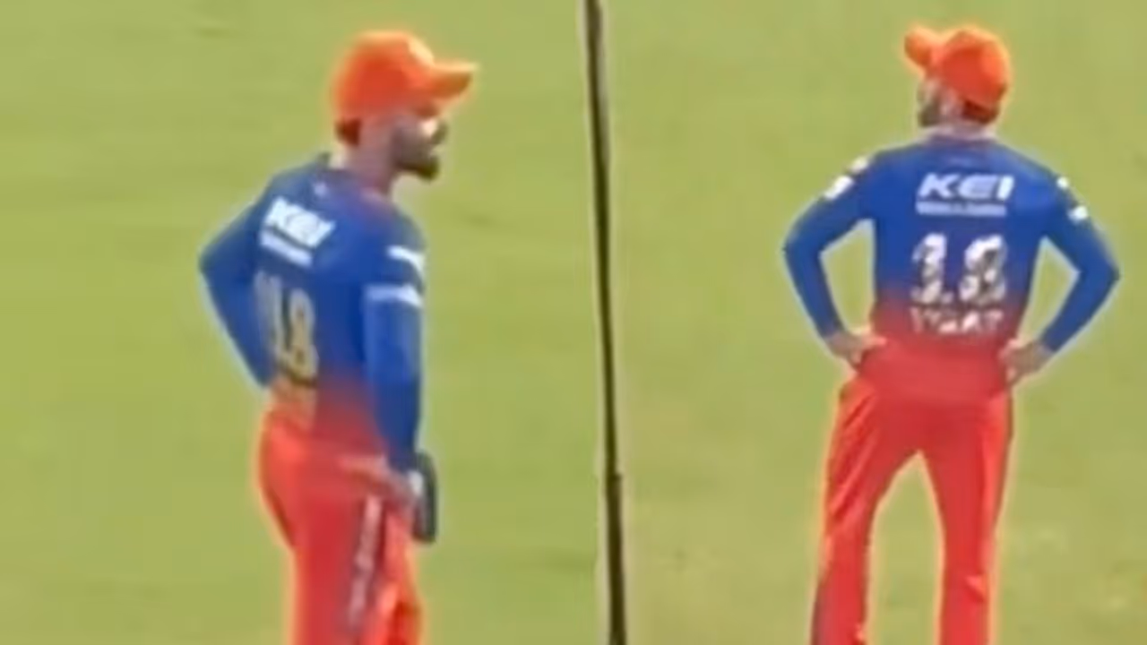 IPL 2024: Video of RCB superstar Virat Kohli shaking leg to 'Chiku, Chiku' chants goes viral (WATCH) IPL 2024: Video of RCB superstar Virat Kohli shaking leg to 'Chiku, Chiku' chants goes viral (WATCH)