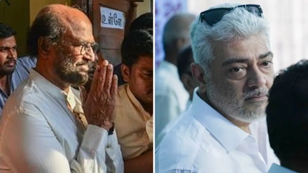 Loksabha Elections 2024: Rajinikanth, Ajith Kumar, Dhanush cast their vote early morning in Chennai [PICTURES]
