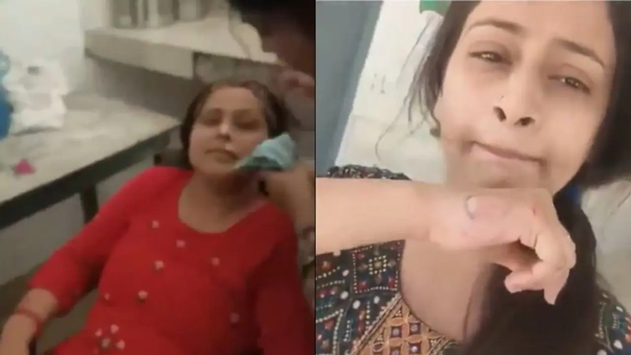 Principal caught getting facial in school, bites teacher for filming her; WATCH viral video 
