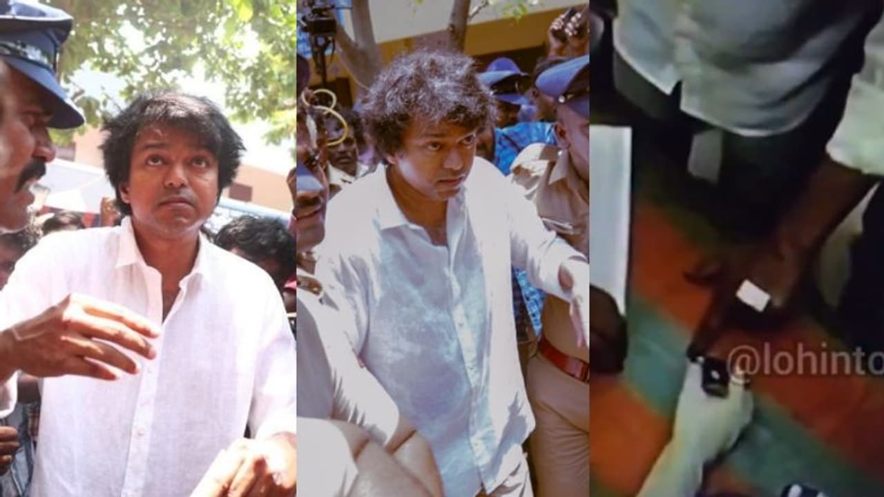 വോട്ടിടണം, റഷ്യയില്‍ നിന്നും പറന്നെത്തി വിജയ്; പുഷ്പവൃഷ്ടി നടത്തി വരവേറ്റ് ആരാധകര്‍, ജനസാഗരം വീഡിയോ