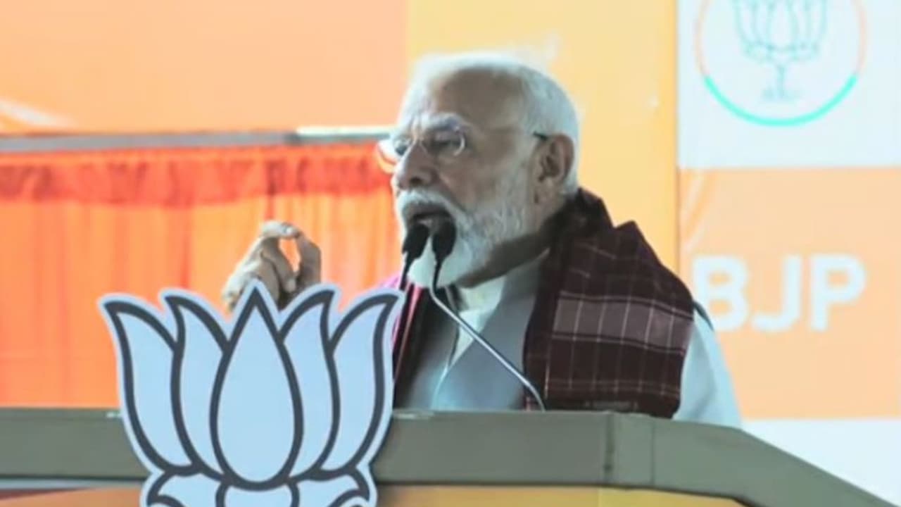 ಮೋದಿ, ಕುಟುಂಬ, ಸುಳ್ಳು ಆರೋಪ ಇಂಡಿಯಾ ಮೈತ್ರಿ ಟಾರ್ಗೆಟ್, ಬಿಜೆಪಿ ಗುರಿ ಅಭಿವೃದ್ಧಿ ಭಾರತ; ಮೋದಿ ಭಾಷಣ!