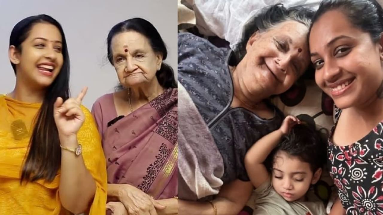 86വയസുവരെ ഒറ്റയ്ക്ക് താമസം, അവസാന നാളില്‍ ഹാലുസിനേഷൻ, ട്യൂമറുണ്ടായി; മുത്തശ്ശിയെക്കുറിച്ച് സൗഭാ​ഗ്യ വെങ്കിടേഷ്