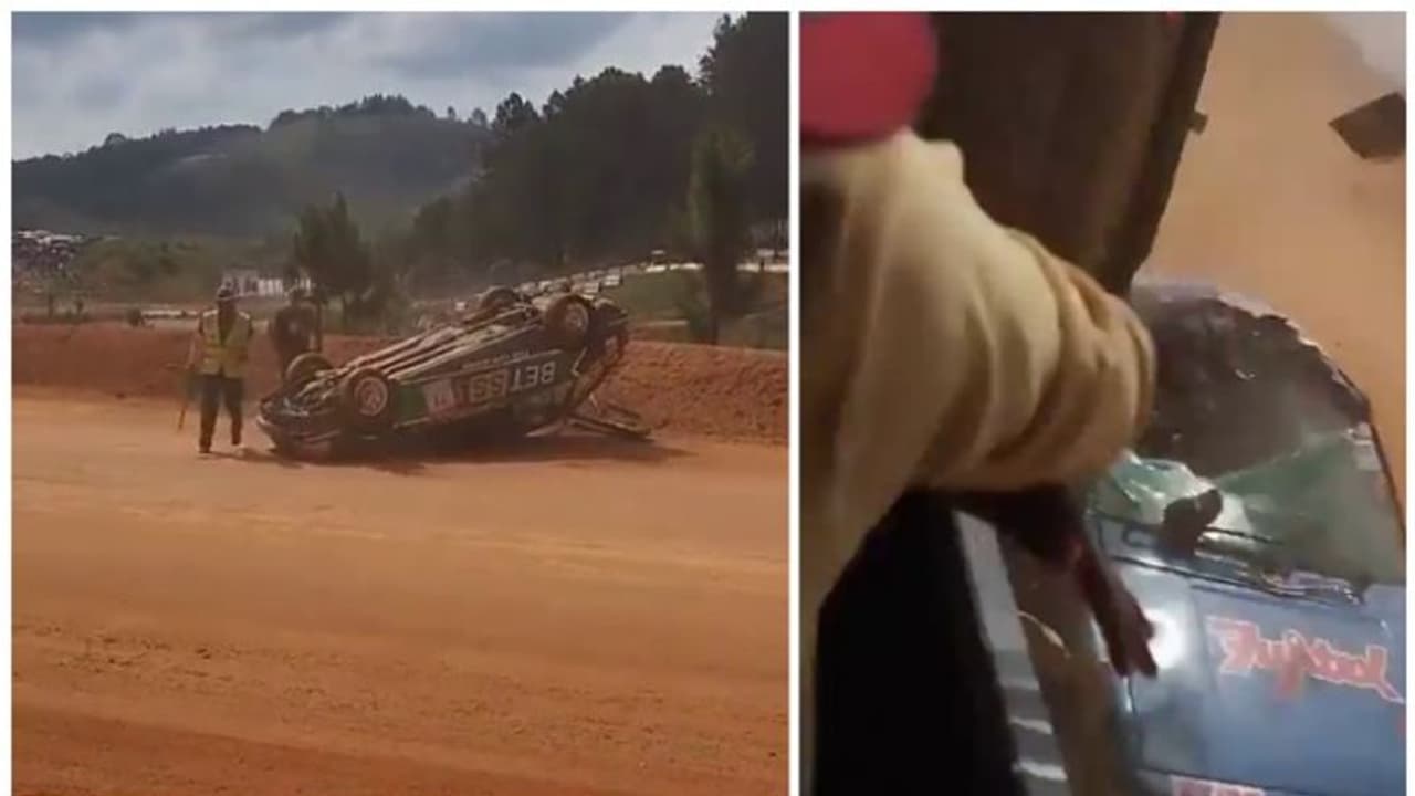 റേസിങിനിടെ കാണികൾക്കിടയിലേക്ക് കാർ പാഞ്ഞുകയറി; ഒരു കുട്ടി ഉൾപ്പെടെ ഏഴ് പേർ മരിച്ചു വീഡിയോ
