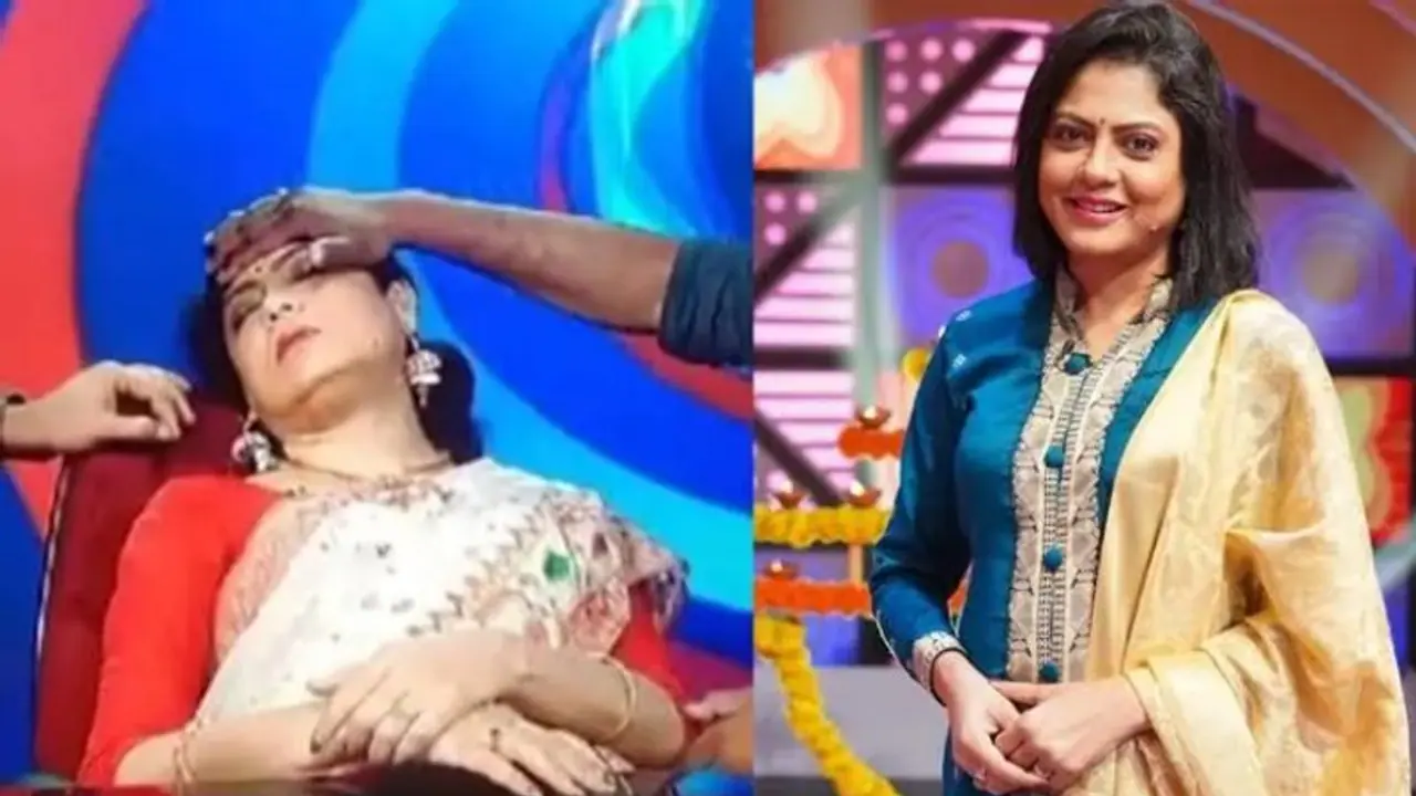 செய்தி வாசிக்கும் போது மயங்கி விழுந்த செய்தி வாசிப்பாளர்.. தூர்தர்ஷன் தொகுப்பாளருக்கு நேர்ந்த சம்பவம்..!