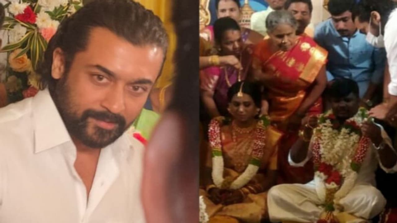 ഇങ്ങനെയാണ് സൂര്യ, കടുത്ത ആരാധകന്റെ വിവാഹത്തിന്റെ സര്‍പ്രൈസായെത്തിയ നടൻ