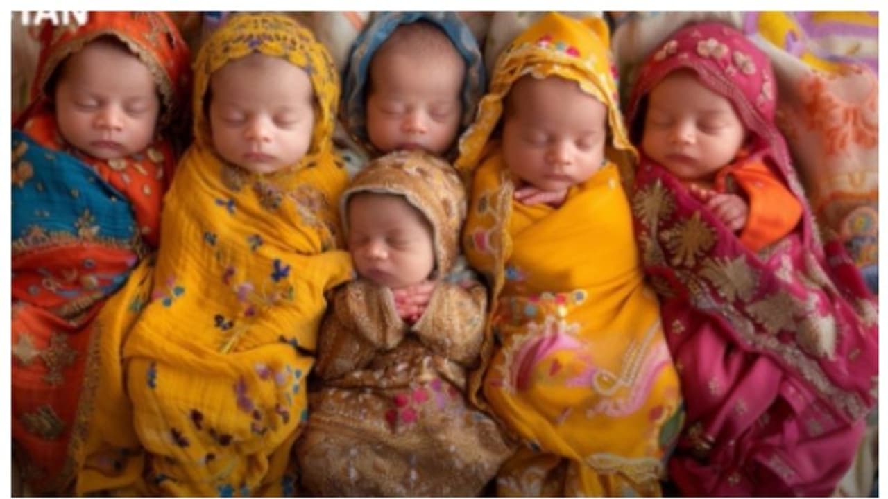 4.7 ദശലക്ഷത്തിൽ ഒരാൾക്ക് മാത്രം; പാകിസ്ഥാനിൽ ഒരു മണിക്കൂറിനുള്ളിൽ ആറ് കുട്ടികൾക്ക് ജന്മം നല്‍കി 27 കാരി 
