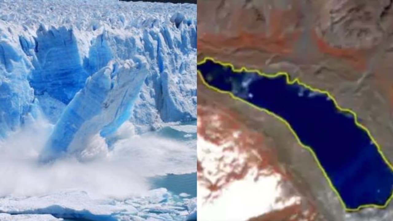 Climate Change : 89 சதவீதம்.. விரிவடையும் பனிப்பாறை ஏரிகள்.. செயற்கைக்கோள் படங்களை வெளியிட்ட இஸ்ரோ..