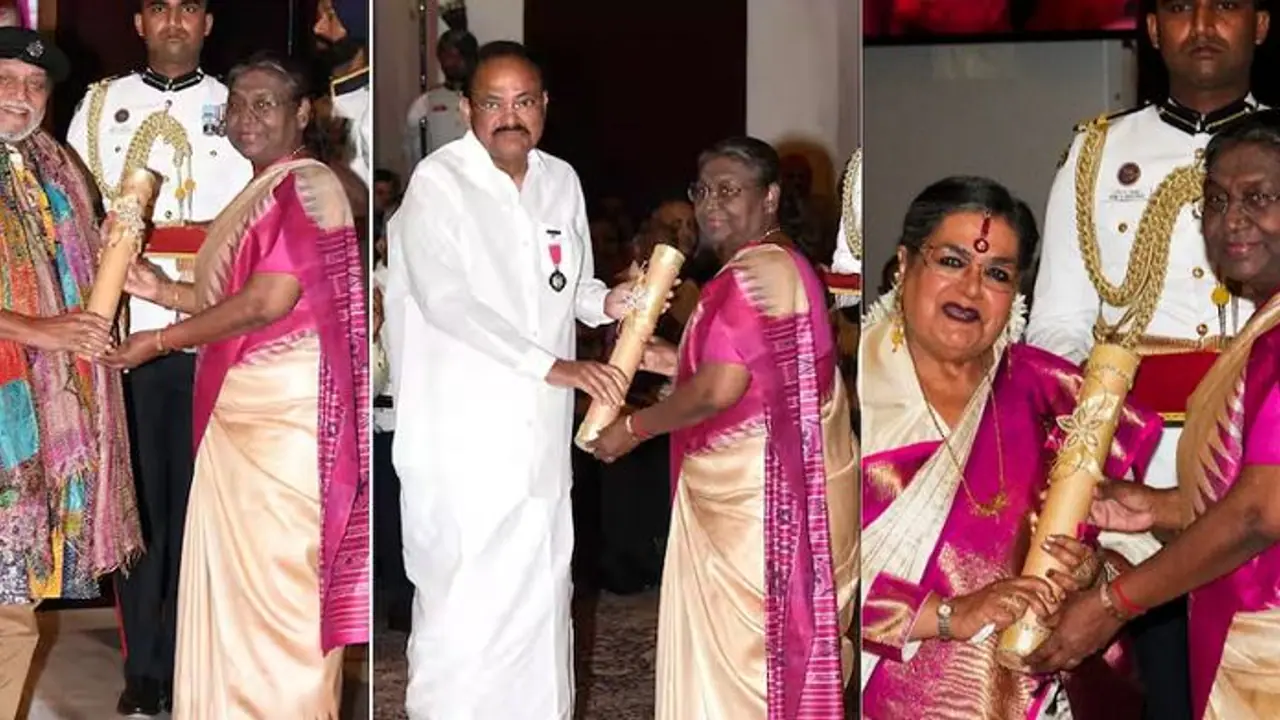 Padma Awards 2024: ವೆಂಕಯ್ಯನಾಯ್ಡು, ನಟ ಮಿಥುನ್ ಚಕ್ರವರ್ತಿ, ಗಾಯಕಿ ಉಷಾ ಸೇರಿ ಹಲವರಿಗೆ ಪದ್ಮ ಪ್ರಶಸ್ತಿ ಗೌರವ Padma Awards 2024: ವೆಂಕಯ್ಯನಾಯ್ಡು, ನಟ ಮಿಥುನ್ ಚಕ್ರವರ್ತಿ, ಗಾಯಕಿ ಉಷಾ ಸೇರಿ ಹಲವರಿಗೆ ಪದ್ಮ ಪ್ರಶಸ್ತಿ ಗೌರವ