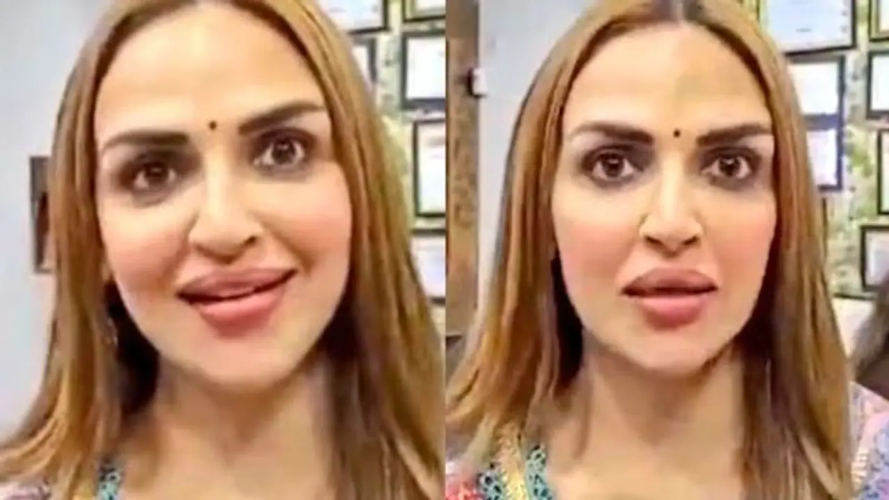 WATCH: Esha Deol gets trolled for alleged lip job; Netizens ask 'Yeh Kya Hua?'