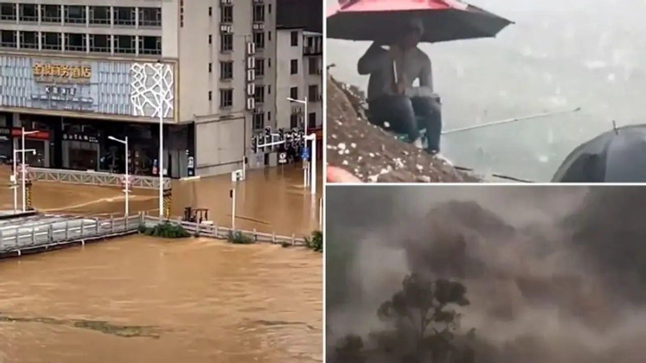 'Once in a century' Guangdong floods: China issues highest rainstorm warning as dramatic videos surface WATCH
