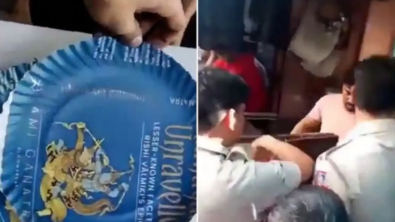 Delhi: Biryani vendor's use of Lord Ram image on paper plates sparks outrage, police probes matter (WATCH) Delhi: Biryani vendor's use of Lord Ram image on paper plates sparks outrage, police probes matter (WATCH)