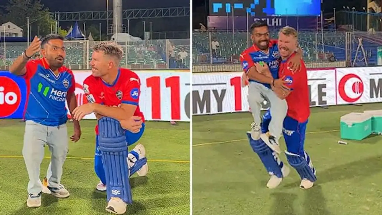 IPL 2024: Delhi Capitals star David Warner's excitement to 'get Aadhar card' leaves fans in splits (WATCH) IPL 2024: Delhi Capitals star David Warner's excitement to 'get Aadhar card' leaves fans in splits (WATCH)